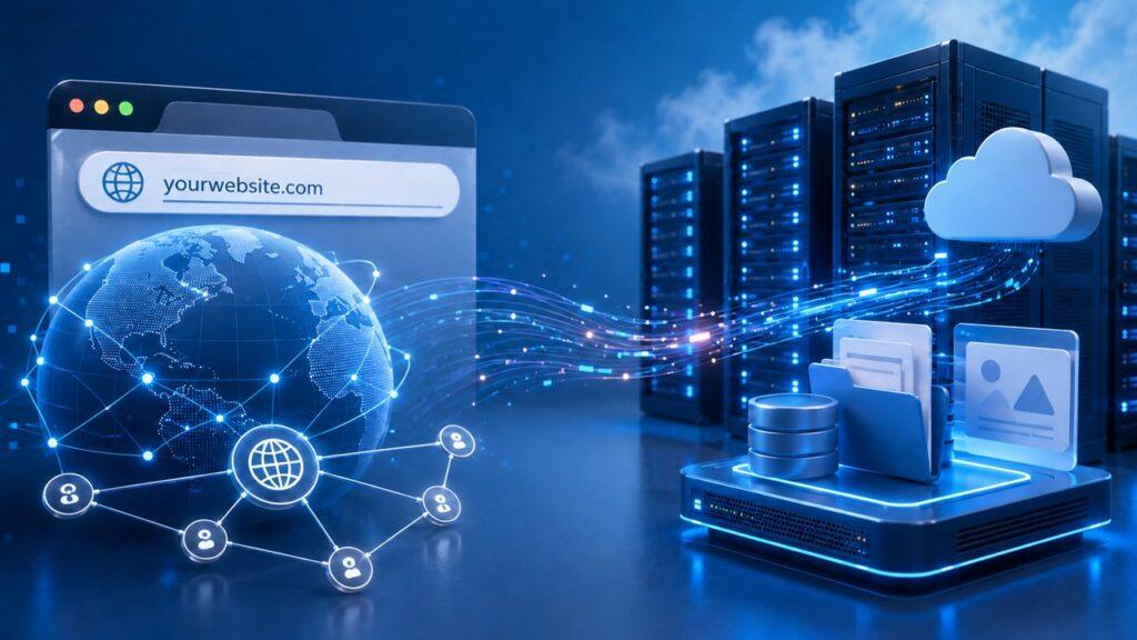 Domain vs Web Hosting