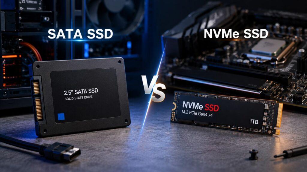 SATA SSD vs NVMe SSD